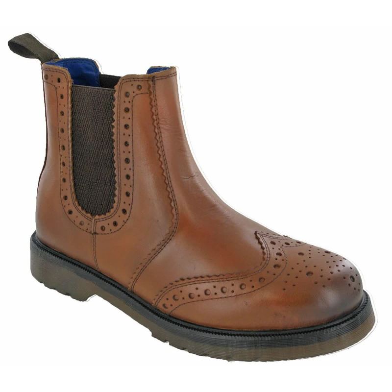 Catesby Chelsea Leather Boots. Leather upper and air cushion sole